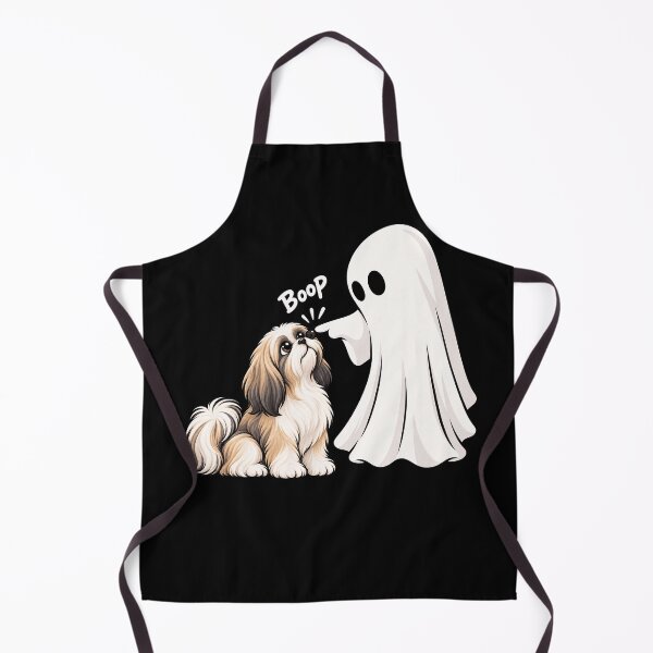 Item preview, Funny Ghost Lhasa Apso Dog Boop Halloween Design Mom Dad designed and sold by rafaeltto.
