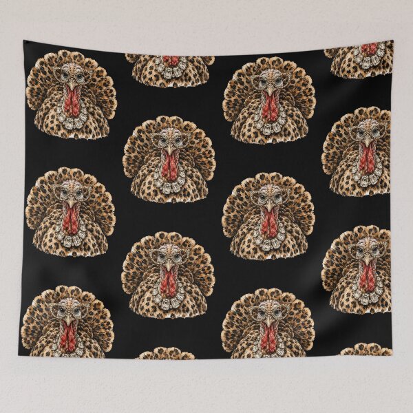 Item preview, Leopard Turkey with Glamorous Sunglasses Thanksgiving Bird Portrait designed and sold by Mind-Drift.