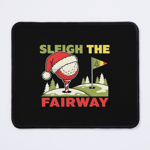 Item preview, Sleigh The Fairway Golf Ball Santa Hat Funny Christmas Golfer designed and sold by TeNovaStudio.