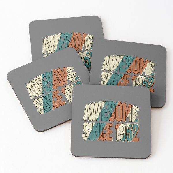 Item preview, Awesome Since 1952 Birthday Born In 1952 designed and sold by SofiBlair.