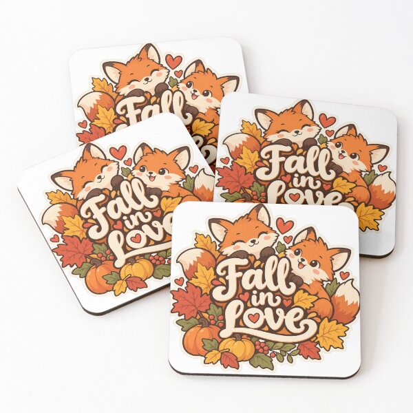Item preview, Fall in Love - Cute Autumn Cartoon Sticker designed and sold by The198X.