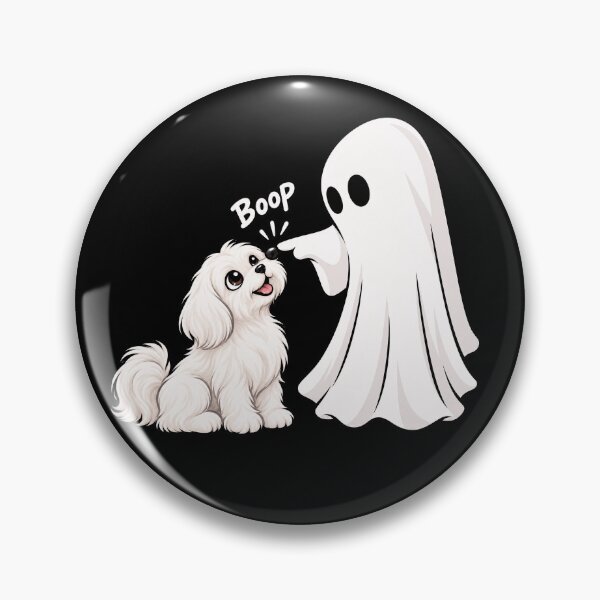 Item preview, Funny Ghost Maltese Dog Boop Halloween Design Mom Dad designed and sold by rafaeltto.