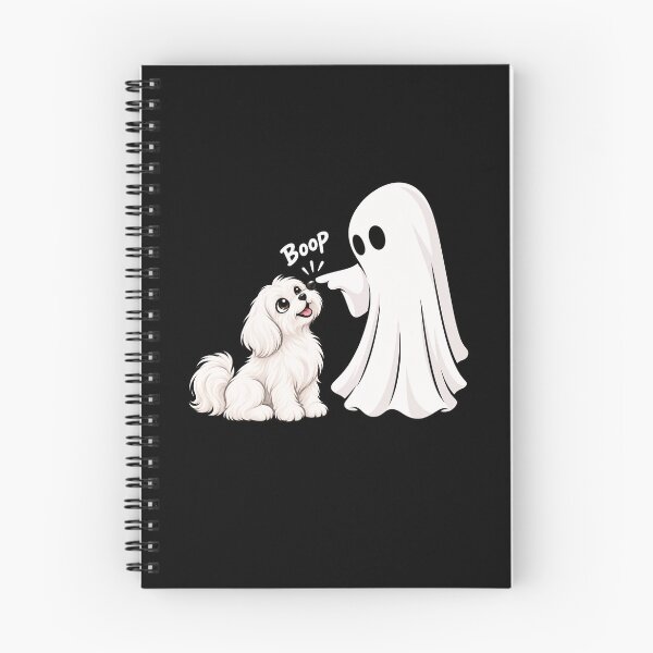Item preview, Funny Ghost Maltese Dog Boop Halloween Design Mom Dad designed and sold by rafaeltto.
