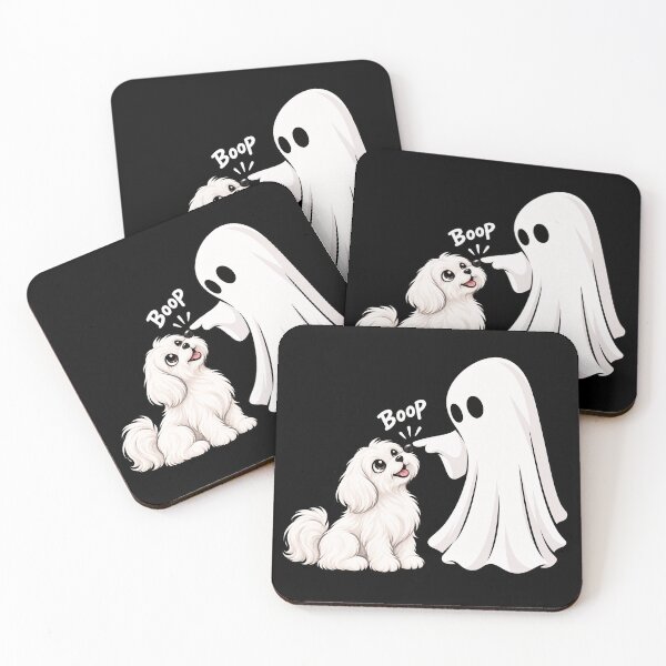 Item preview, Funny Ghost Maltese Dog Boop Halloween Design Mom Dad designed and sold by rafaeltto.