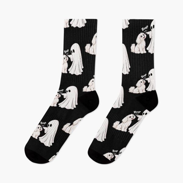 Item preview, Funny Ghost Maltese Dog Boop Halloween Design Mom Dad designed and sold by rafaeltto.
