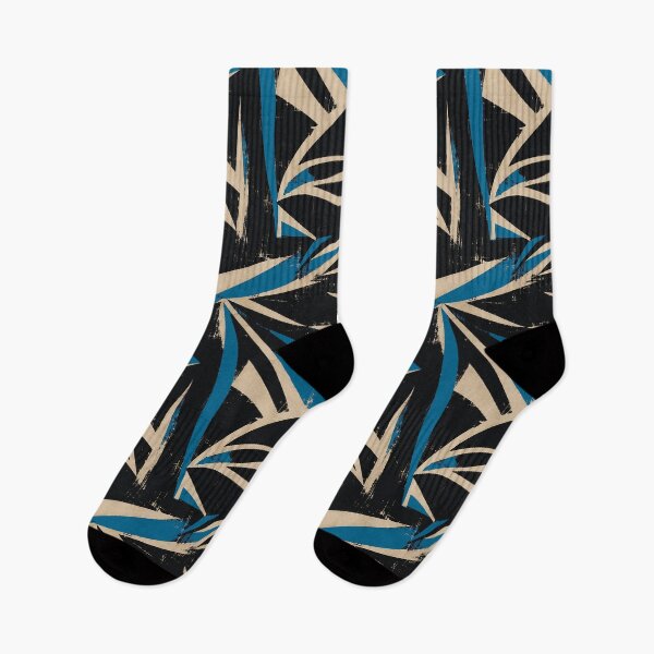 Item preview, Blue Black Abstract Brush Pattern designed and sold by imaniko.