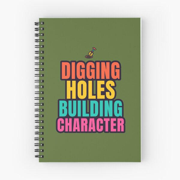 Item preview, Digging Holes Building Character Metal Detecting Gift designed and sold by TribeGlyph.