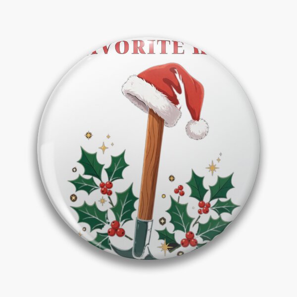 Item preview, Santa's Favorite Hoe Digging Christmas — Funny Garden Pun Tee designed and sold by FitEnvy.