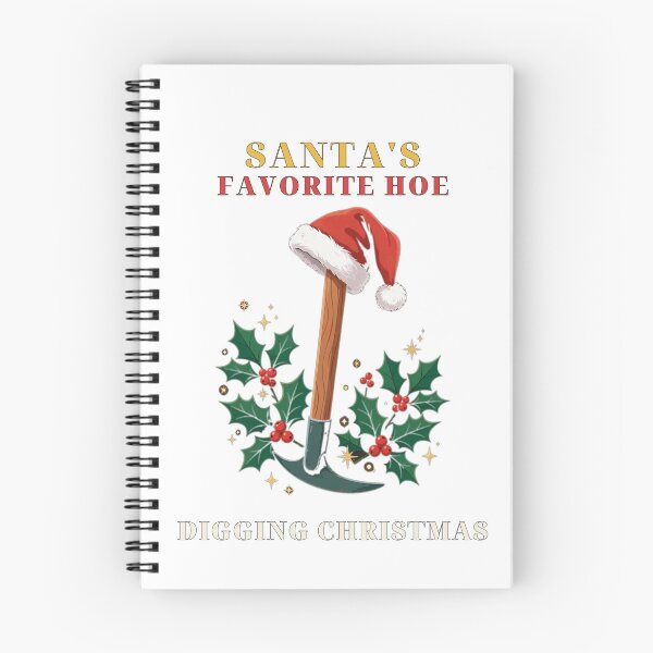 Item preview, Santa's Favorite Hoe Digging Christmas — Funny Garden Pun Tee designed and sold by FitEnvy.