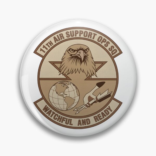 Item preview, USAF 11th Air Support Operations Squadron Subdued Insignia Patch    designed and sold by CharlieDesings.