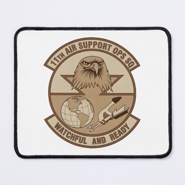 Item preview, USAF 11th Air Support Operations Squadron Subdued Insignia Patch    designed and sold by CharlieDesings.
