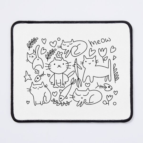 Item preview, Cat set doodle designed and sold by Challtads-store.