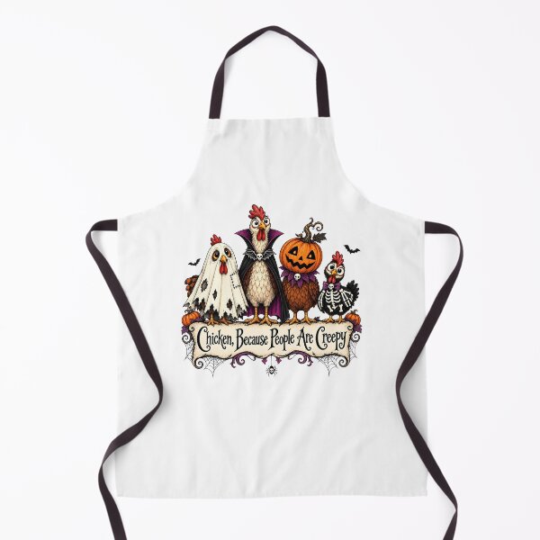 Item preview, Chicken Because People Are Creepy Halloween Bird Humor designed and sold by Mind-Drift.
