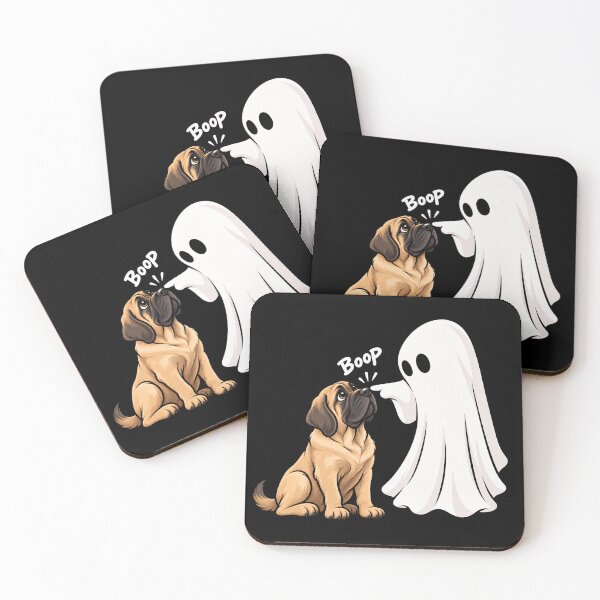 Item preview, Funny Ghost Mastiff Dog Boop Halloween Design Mom Dad designed and sold by rafaeltto.