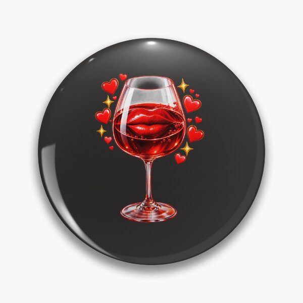 Item preview, Love, Wine, Kisses - Romantic Red Wine Design designed and sold by CzipipitoStudio.