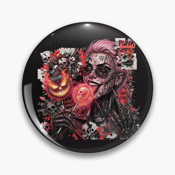 Item preview, Halloween Cyberpunk Girl Pink Hair Sunglasses designed and sold by Voodoo Store Paranormal Collections.