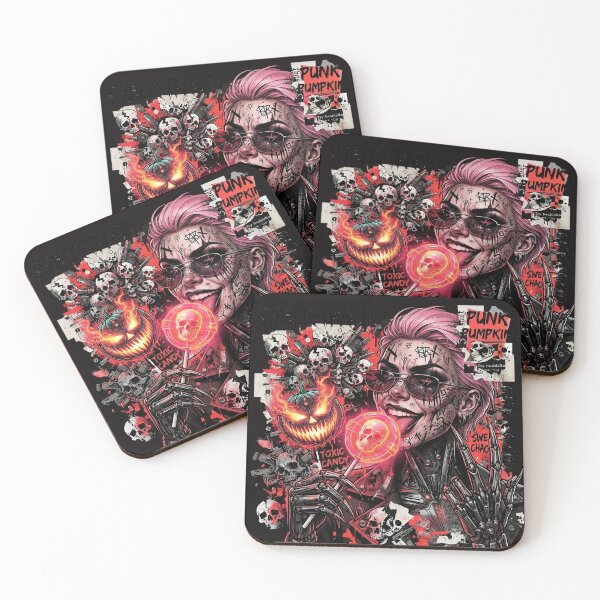 Item preview, Halloween Cyberpunk Girl Pink Hair Sunglasses designed and sold by Voodoo Store Paranormal Collections.