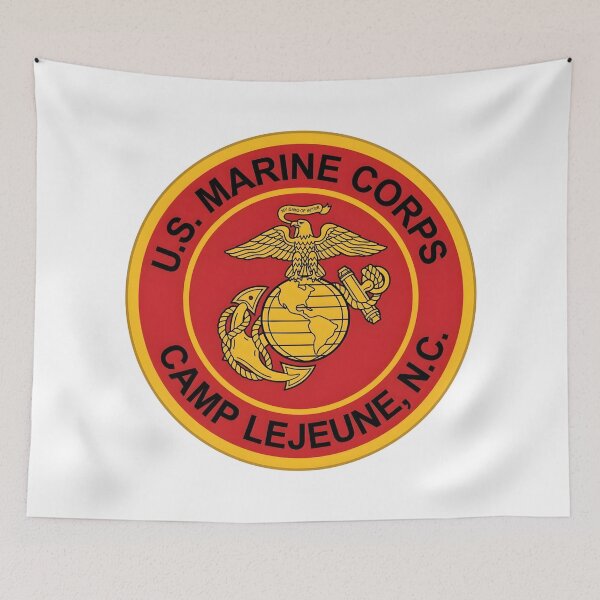 Item preview, USMC Marine Corps Base Camp Lejeune N.C. Seal Patch designed and sold by CharlieDesings.