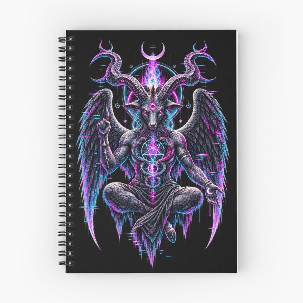 Item preview, Baphomet – Cyber Occult Glitch Art designed and sold by JupiterGlitchEmpire.