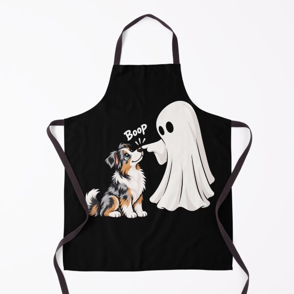 Item preview, Funny Ghost Miniature American Shepherd Dog Boop Halloween Design Mom Dad designed and sold by rafaeltto.