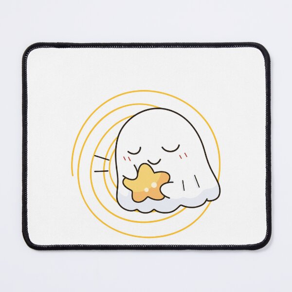 Item preview, Cute Hand Drawn Ghost Holding Star designed and sold by Porpor Artwork.