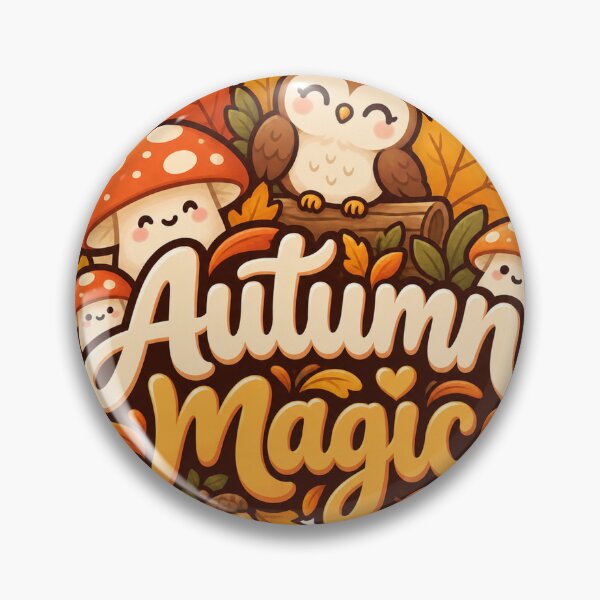 Item preview, Autumn Magic - Cute Autumn Cartoon Sticker designed and sold by The198X.