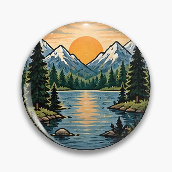 Item preview, Life Is Better Outside | Vintage Mountains & Lake Nature Design designed and sold by Sara-Ai.