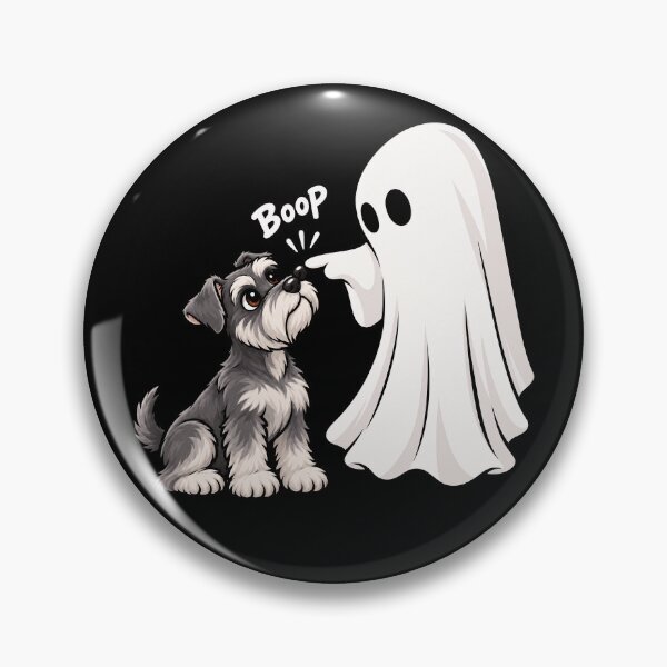 Item preview, Funny Ghost Miniature Schnauzer Dog Boop Halloween Design Mom Dad designed and sold by rafaeltto.