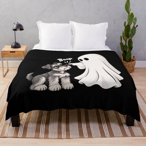 Item preview, Funny Ghost Miniature Schnauzer Dog Boop Halloween Design Mom Dad designed and sold by rafaeltto.