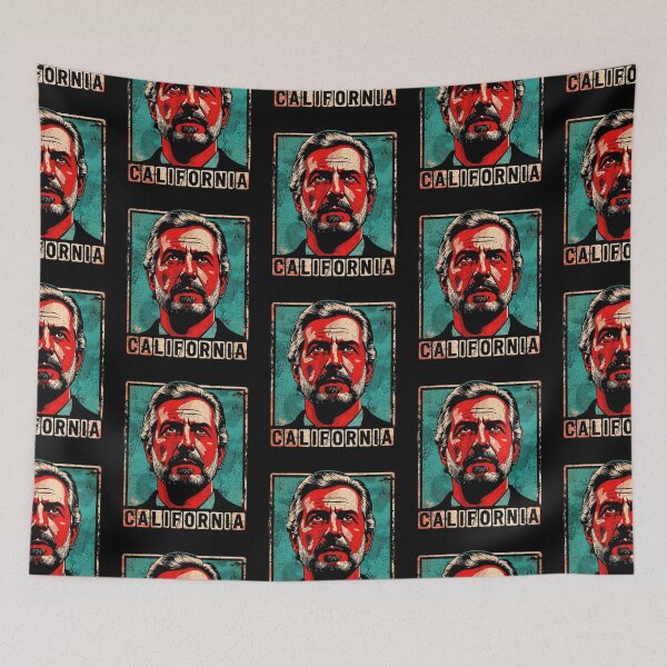 Item preview, California Retro Pop Art Distressed Vintage Poster Graphic designed and sold by Machomanshop.