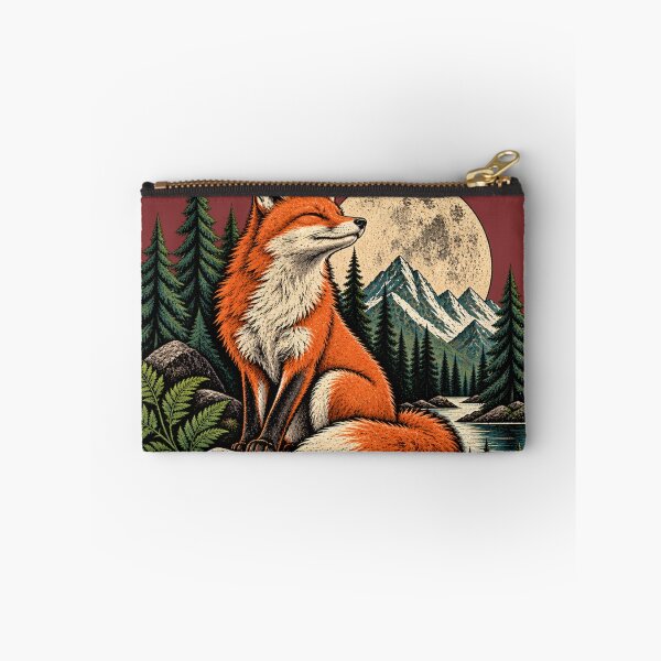Item preview, Trust Your Wild Side – Retro Fox Wilderness designed and sold by JanRizz.
