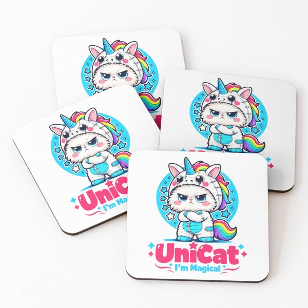 Item preview, UniCat I’m Magical Cute Unicorn Cat designed and sold by ShirtWreck.