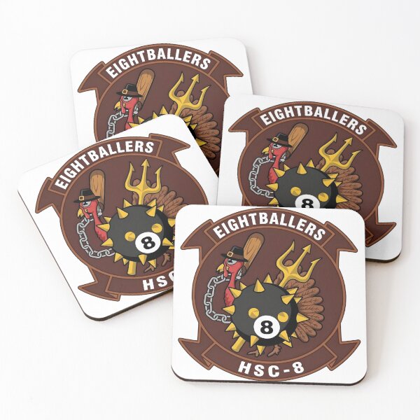 Item preview, US Navy HSC-8 "Eightballers" Squadron Patch    designed and sold by CharlieDesings.