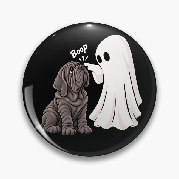 Item preview, Funny Ghost Neapolitan Mastiff Dog Boop Halloween Design Mom Dad designed and sold by rafaeltto.