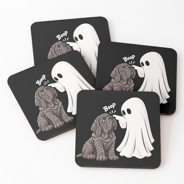 Item preview, Funny Ghost Neapolitan Mastiff Dog Boop Halloween Design Mom Dad designed and sold by rafaeltto.