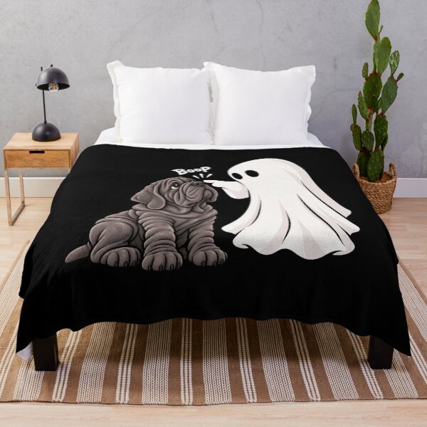 Item preview, Funny Ghost Neapolitan Mastiff Dog Boop Halloween Design Mom Dad designed and sold by rafaeltto.