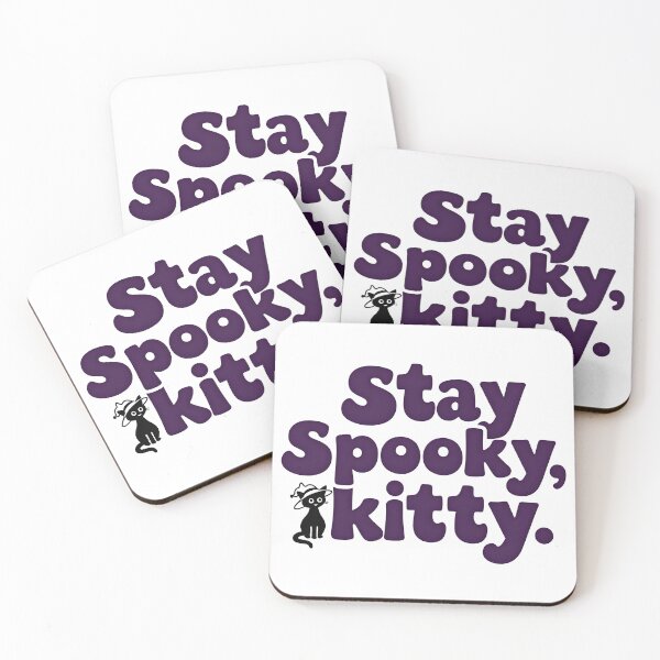 Item preview, stay spooky kitty cute cat halloween designed and sold by Panya-Design.