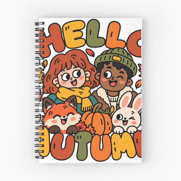 Item preview, Hello Autumn Cute Autumn People and Animals designed and sold by The198X.