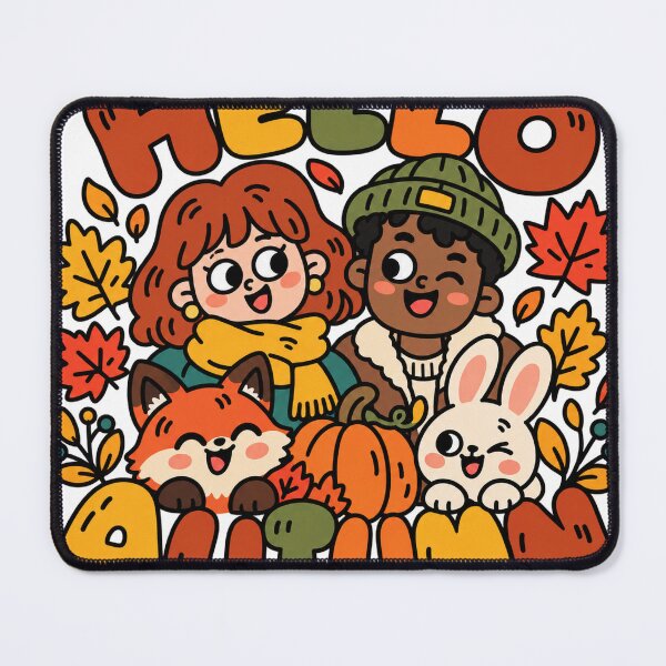 Item preview, Hello Autumn Cute Autumn People and Animals designed and sold by The198X.