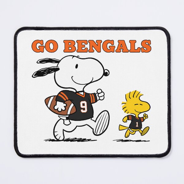 Item preview, Snoopy & Woodstock Cincinnati Bengals Football Retro F696 designed and sold by GLUVY-THEME.