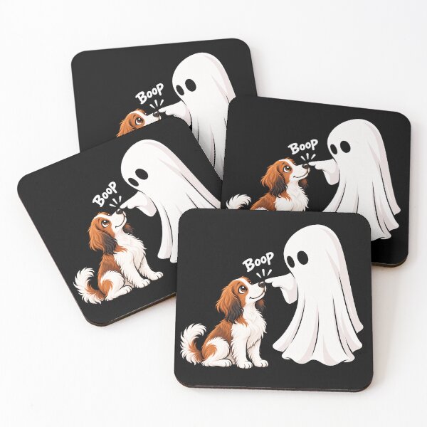 Item preview, Funny Ghost Nederlandse Kooikerhondje Dog Boop Halloween Design Mom Dad designed and sold by rafaeltto.