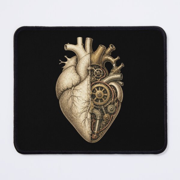 Item preview, Biomechanical Heart Antique Anatomy Sketch designed and sold by LazyDayzCo.