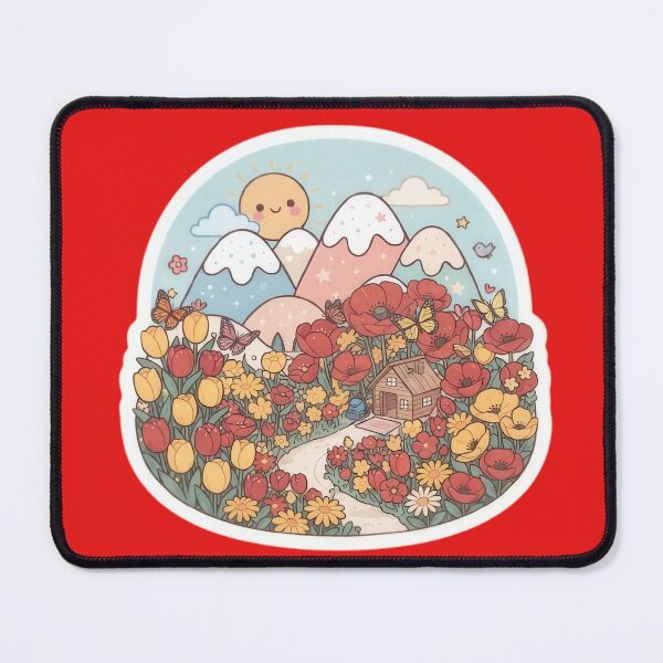 Item preview, Cute Mountain Cottage Art designed and sold by Azurart2.