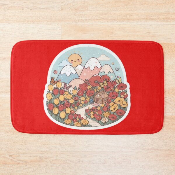 Item preview, Cute Mountain Cottage Art designed and sold by Azurart2.