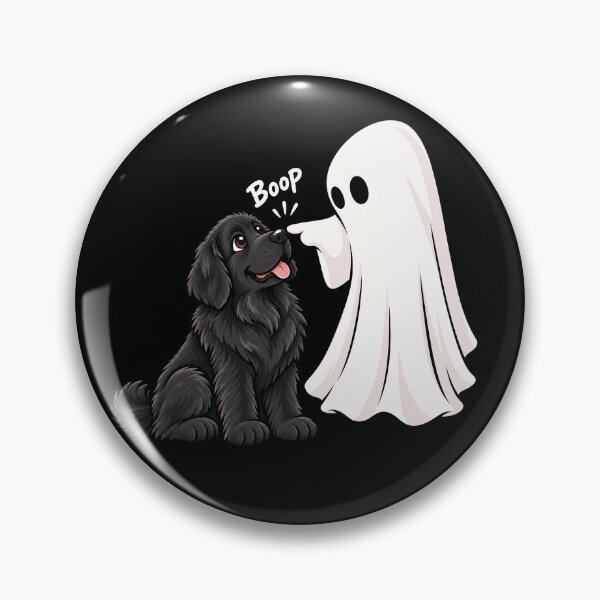 Item preview, Funny Ghost Newfoundland Dog Boop Halloween Design Mom Dad designed and sold by rafaeltto.