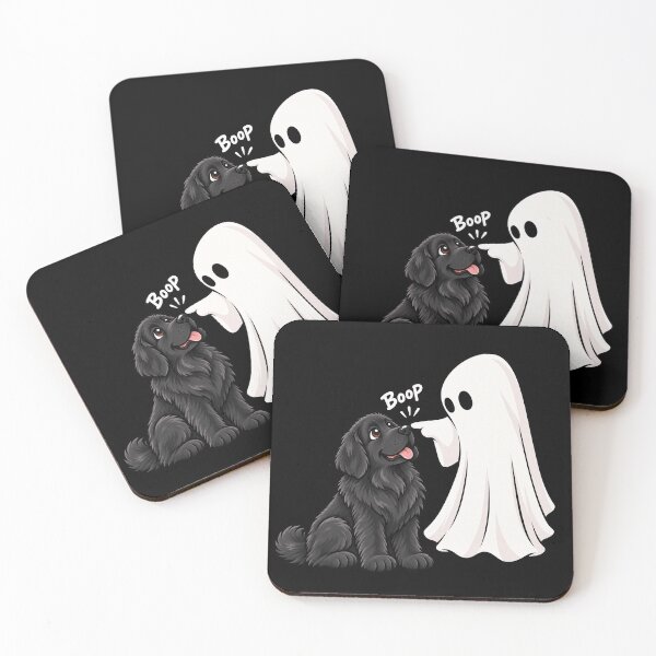 Item preview, Funny Ghost Newfoundland Dog Boop Halloween Design Mom Dad designed and sold by rafaeltto.