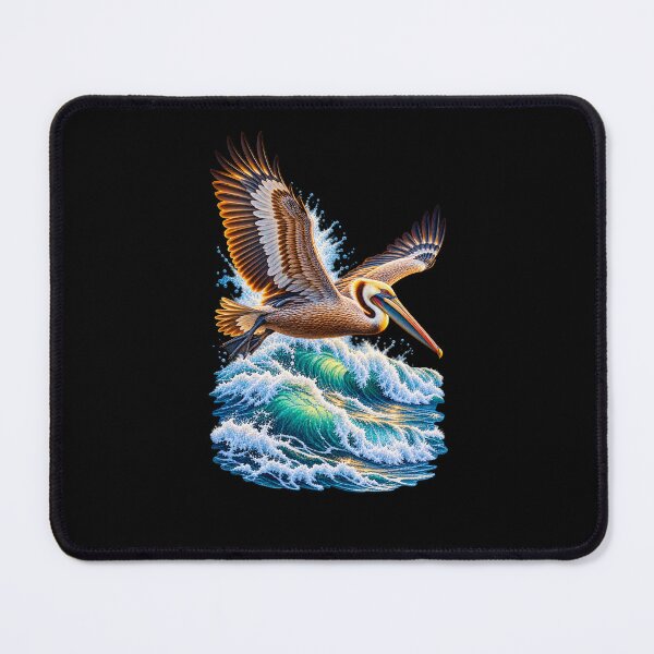 Item preview, Pelican Over Ocean Waves designed and sold by RockitBaby.