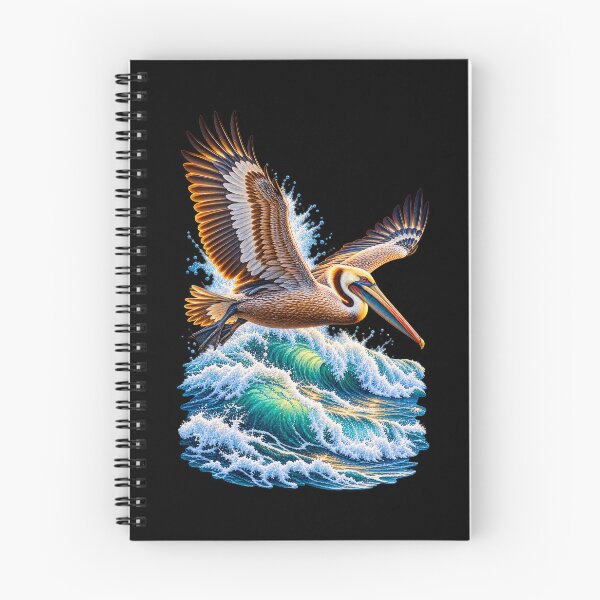 Item preview, Pelican Over Ocean Waves designed and sold by RockitBaby.
