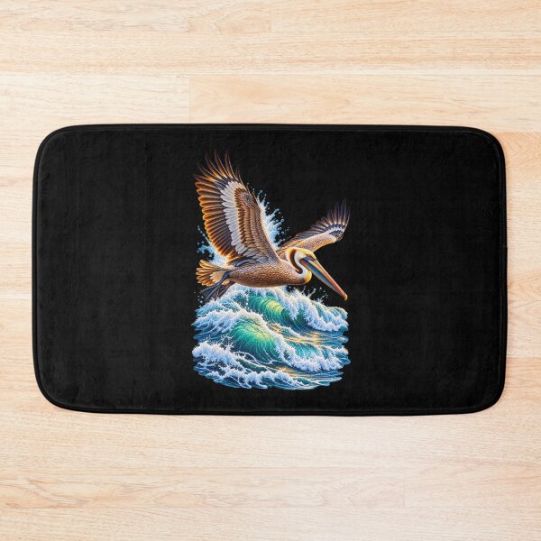 Item preview, Pelican Over Ocean Waves designed and sold by RockitBaby.