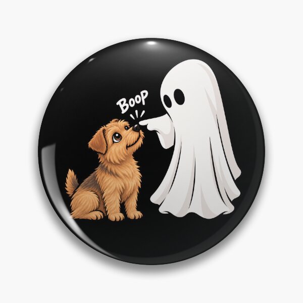 Item preview, Funny Ghost Norfolk Terrier Dog Boop Halloween Design Mom Dad designed and sold by rafaeltto.